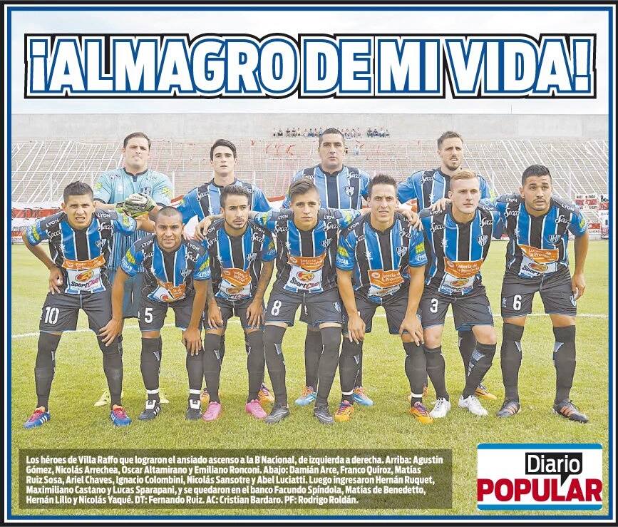 2015 poster final moron - diario popular