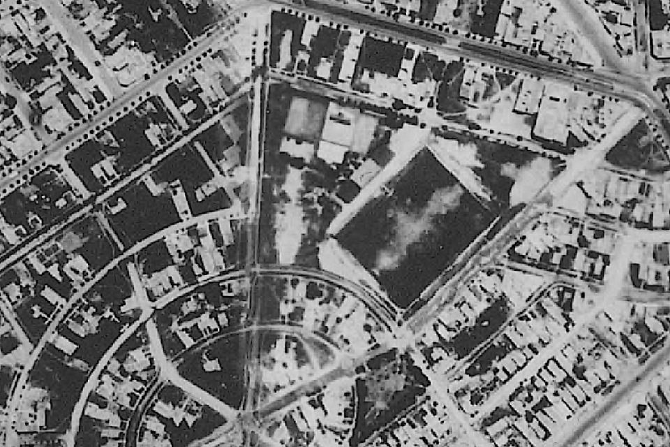 Almagro - Parque Chas - Foto Aerea 1927